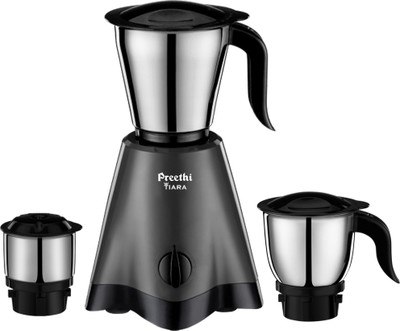 Preethi Tiara 500 W Juicer Mixer Grinder(Tiara MG 275 | 3 Ja...