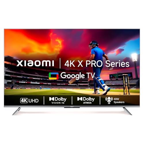 Xiaomi 138 cm (55 inches) X Pro 4K Dolby Vision IQ Series Sm...