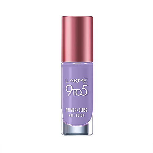 LAKMÉ 9 To 5 P+G Nail - Lush Lavender, 6 Ml, Glossy Finish
