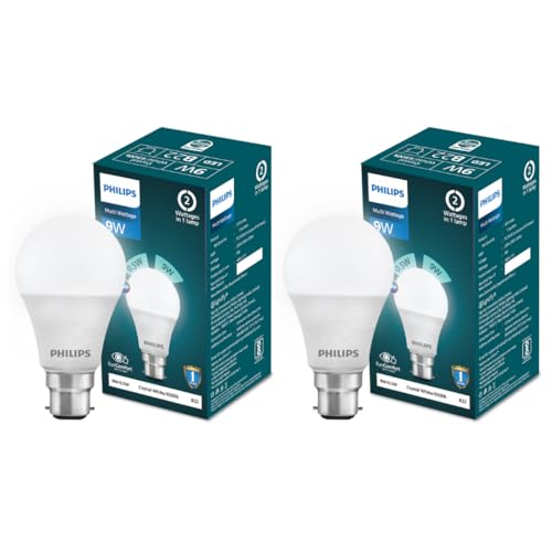 PHILIPS Multi - Wattage LED Bulb | 2 Wattages (9w, 0.5w) In ...