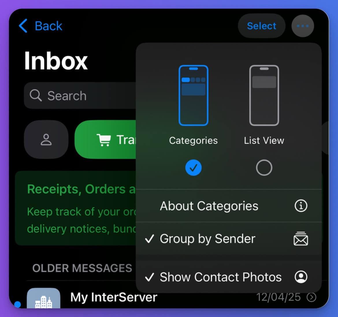 Enhanced Apple Mail Controls
